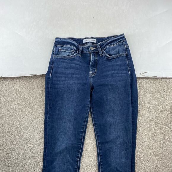 Flying Monkey Women Jeans Size 26 Blue Stretch 26" Inseam Dark Wash 64-10 - Picture 3 of 8